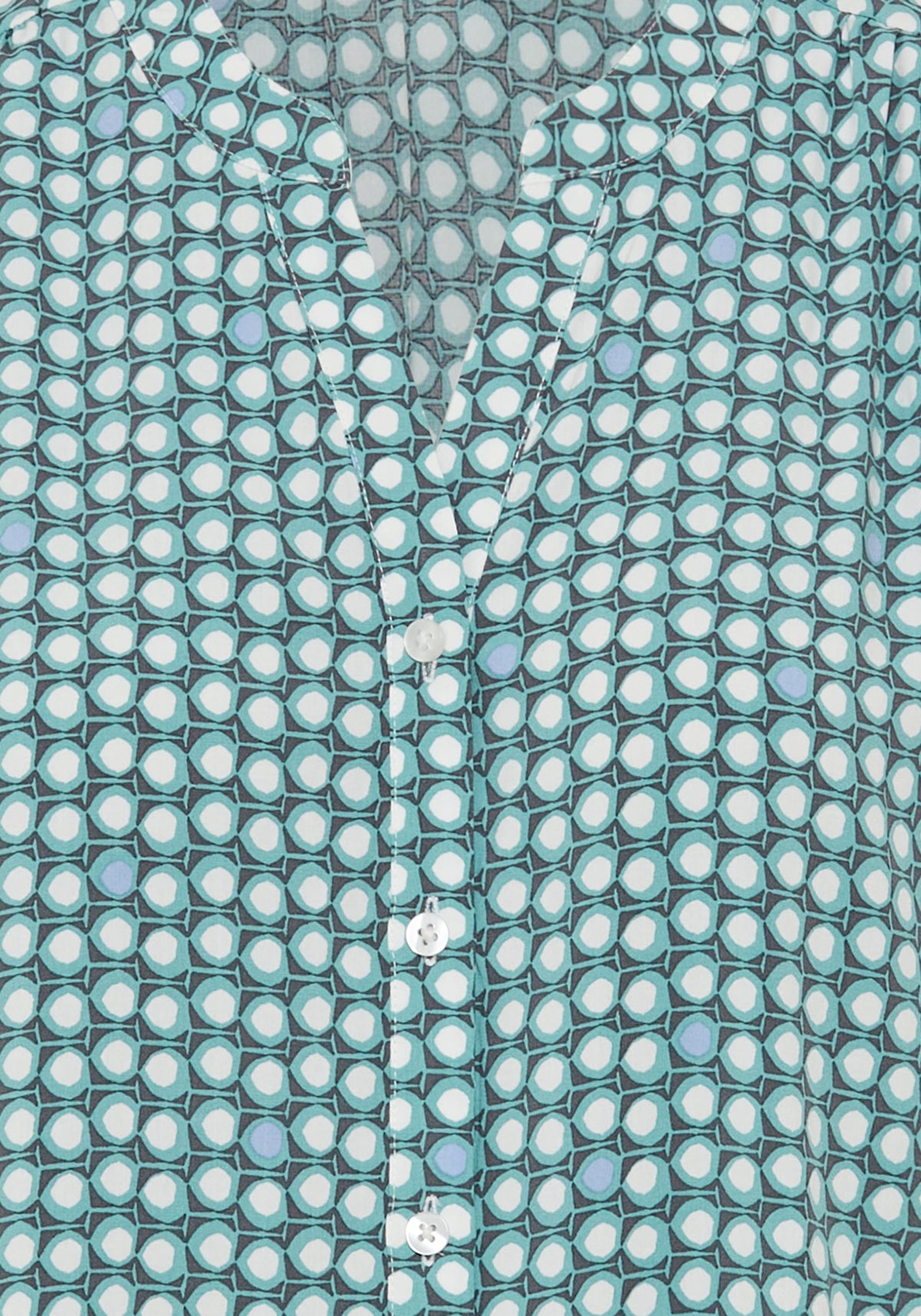 Dot Print Tunic Shirt