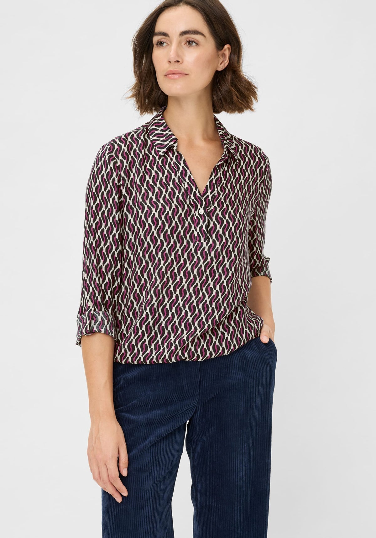 Printed Tunic Blouse