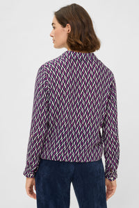 Printed Scarf with Tassel Detail