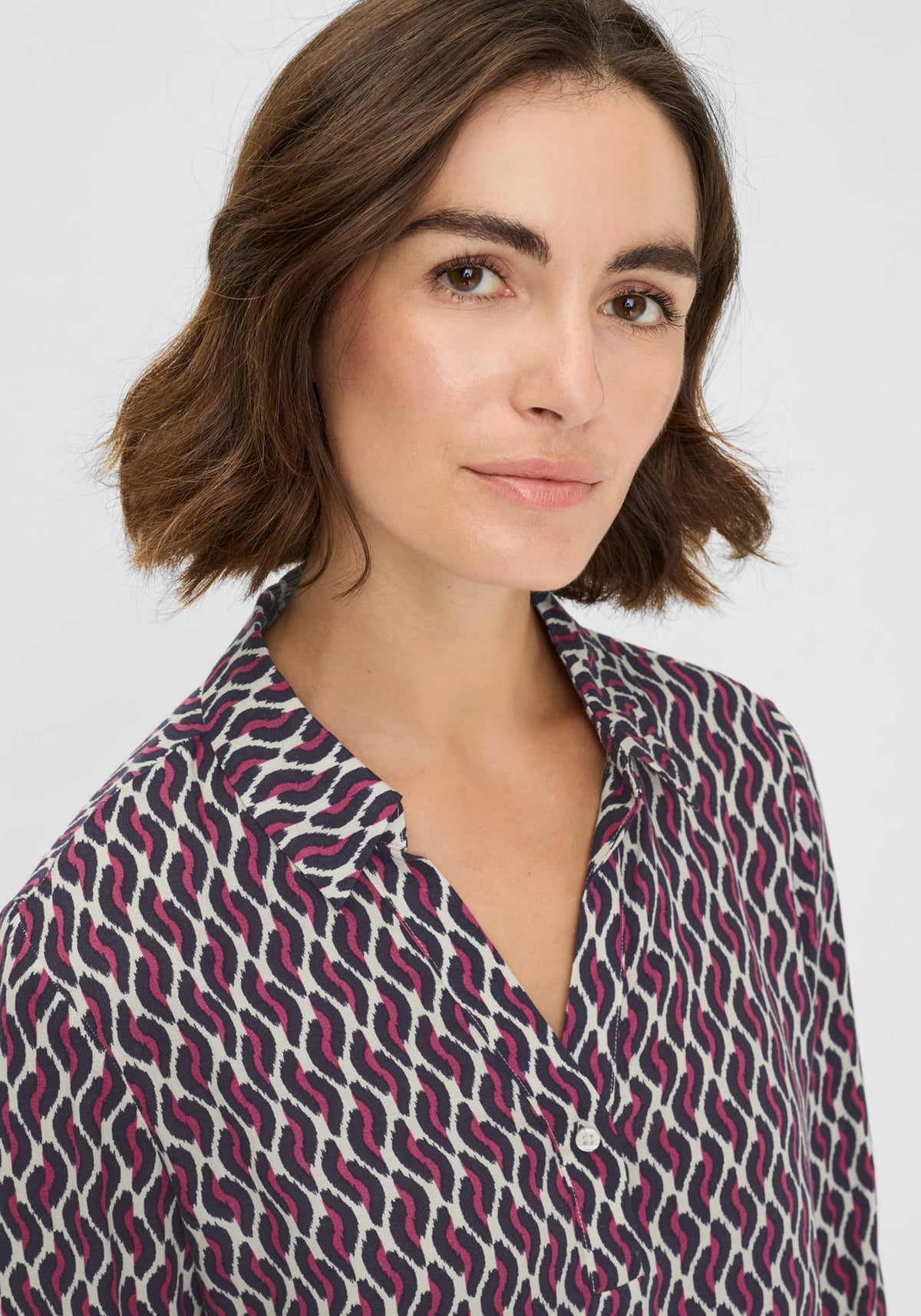 Printed Tunic Blouse