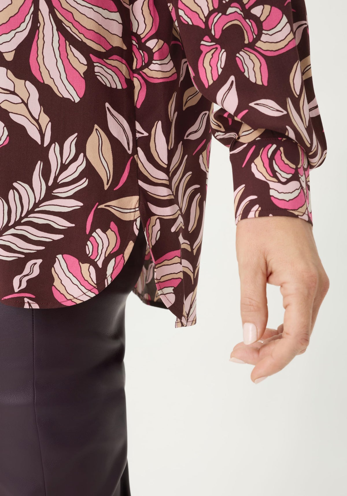 Vintage Floral Print Shirt