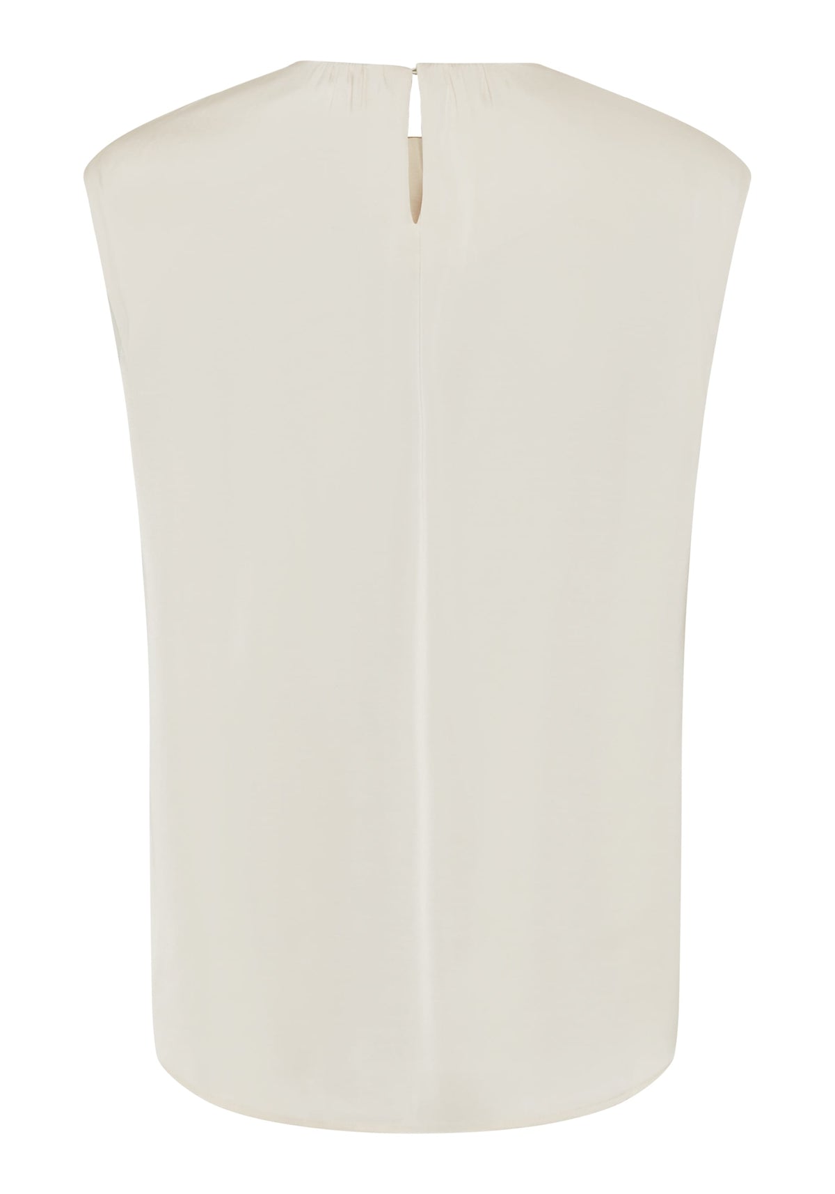 Coquille sans manches à effet satiné