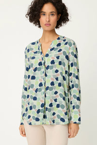 Blouse imprimée à pois