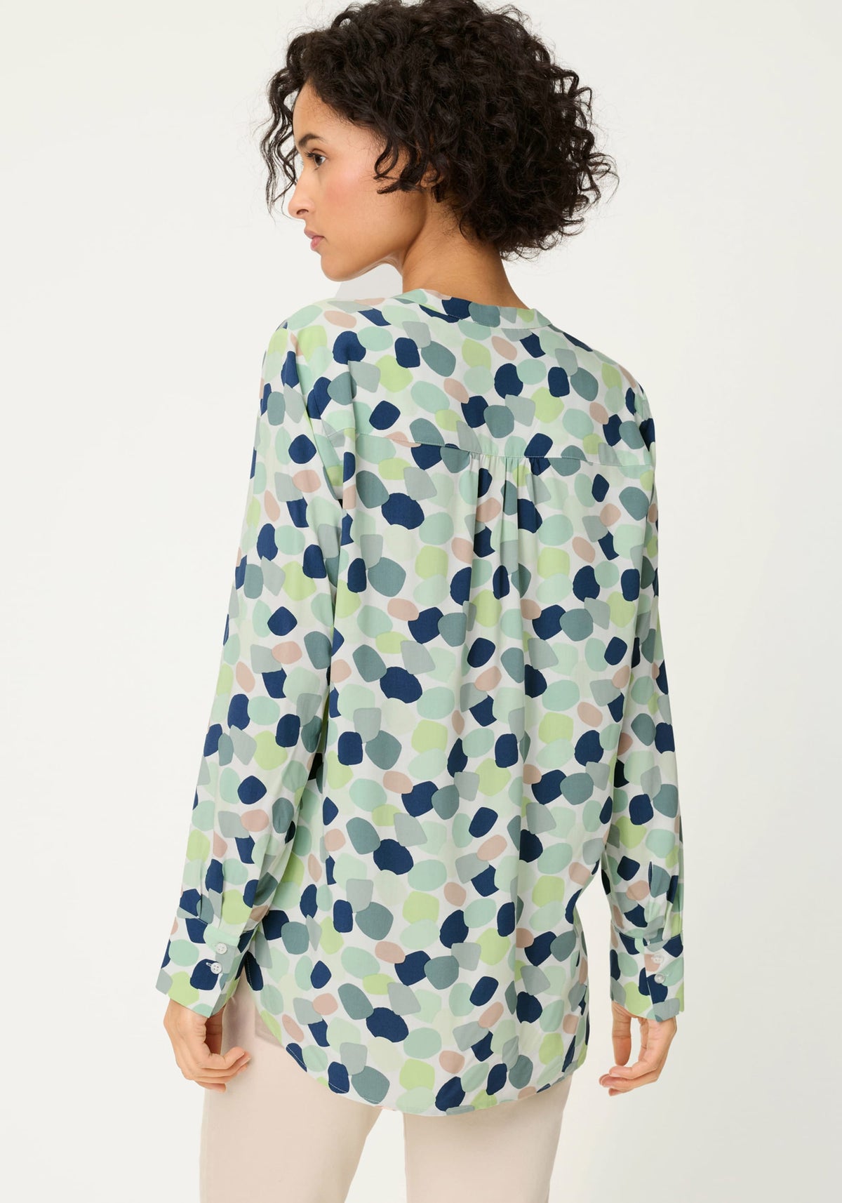 Blouse imprimée à pois