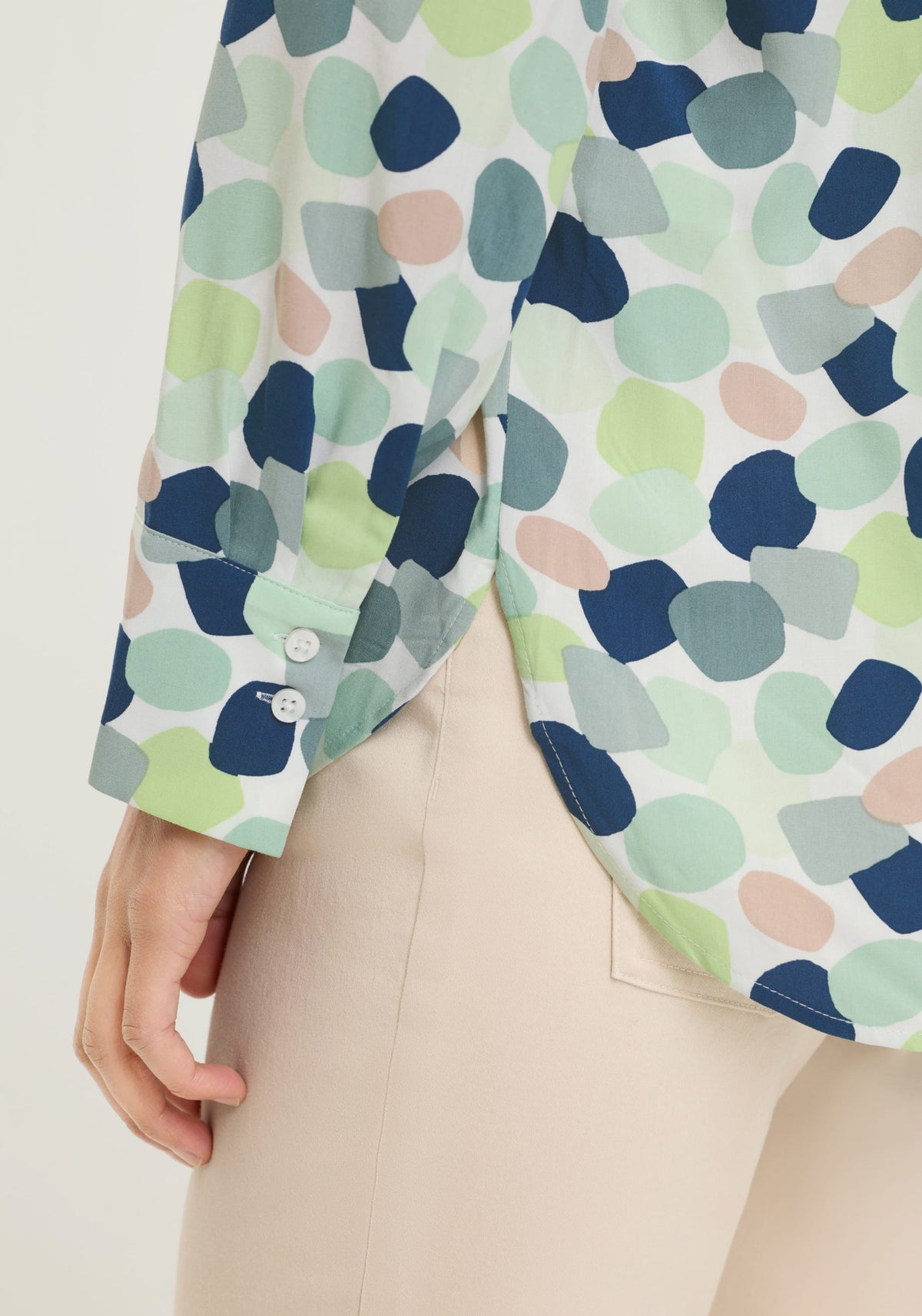 Blouse imprimée à pois