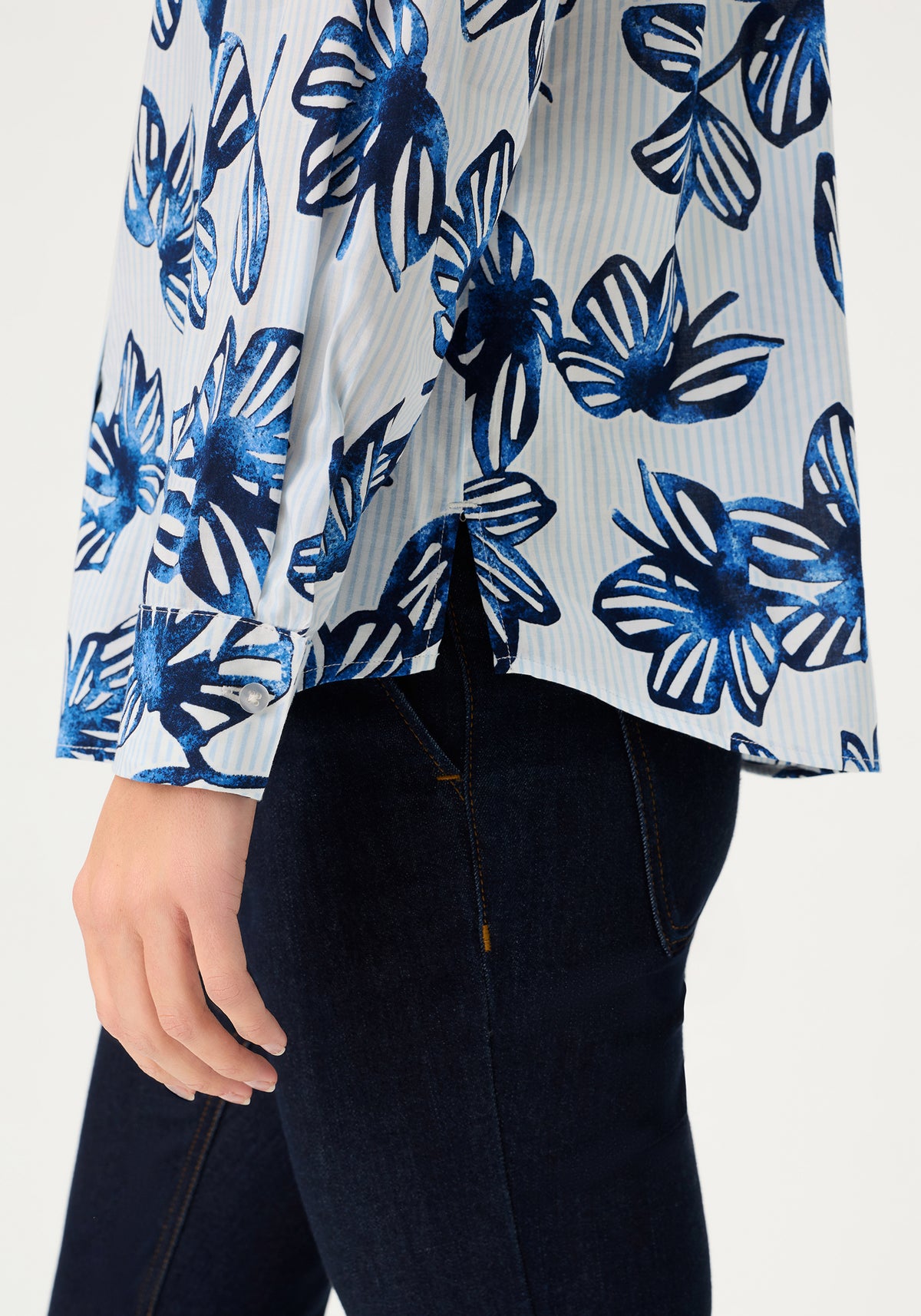 Floral Stripe Shirt