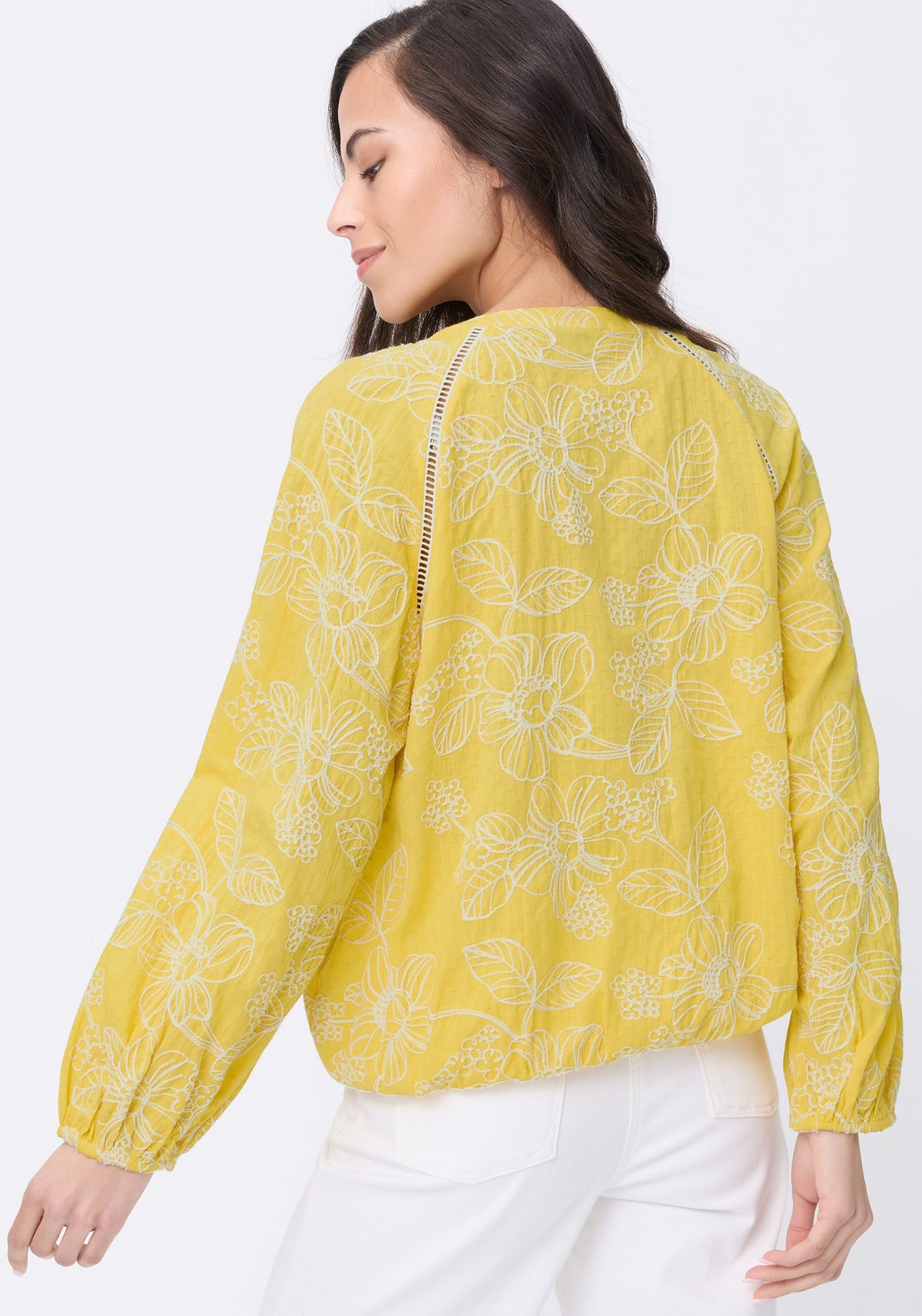 Embrodiered Tunic Blouse