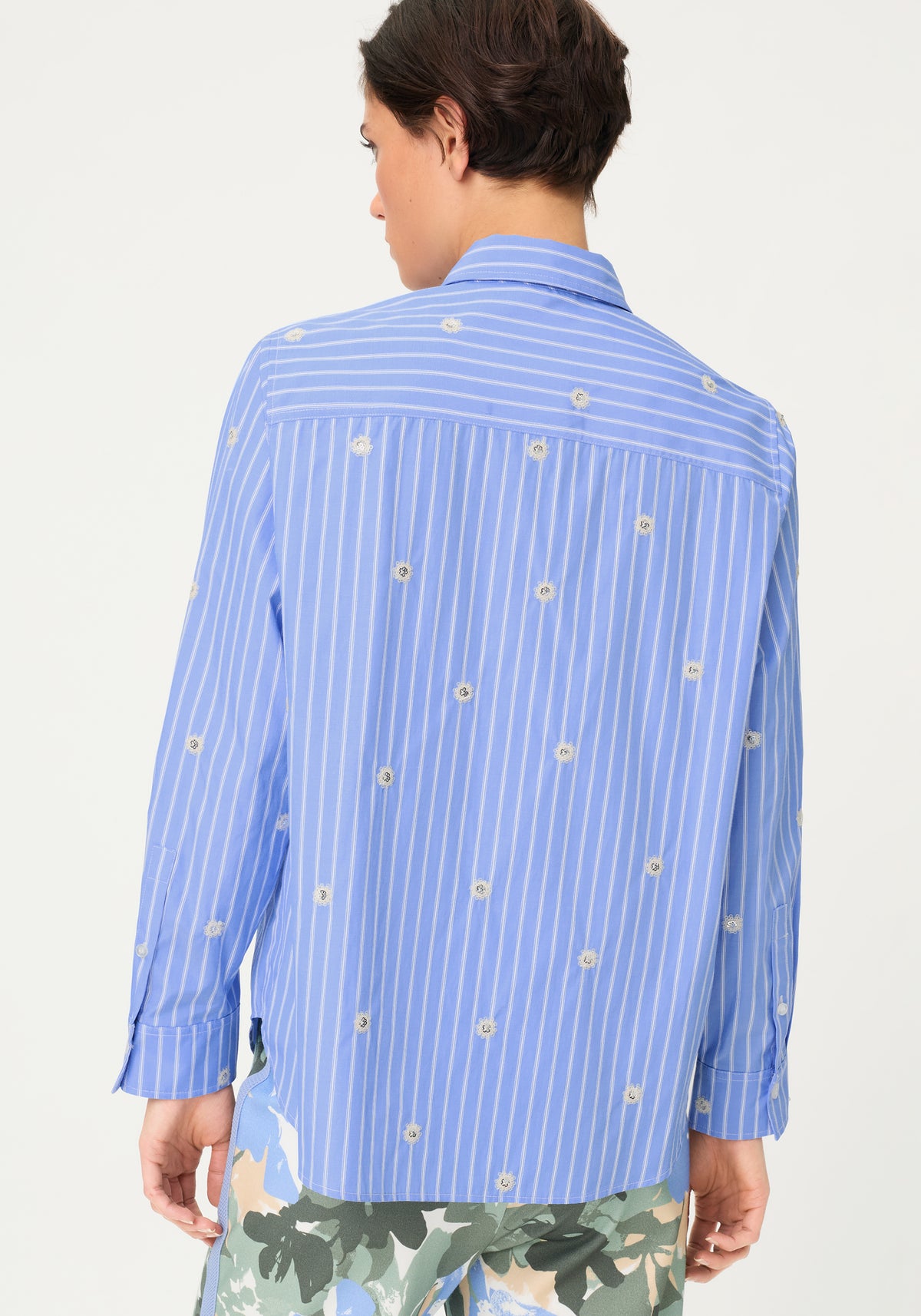 Embellised Stripe Shirt