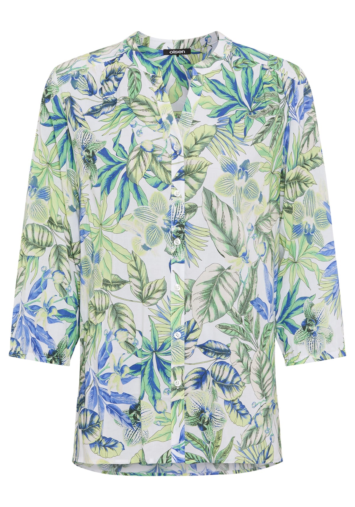 Botanical Print Tunic Shirt