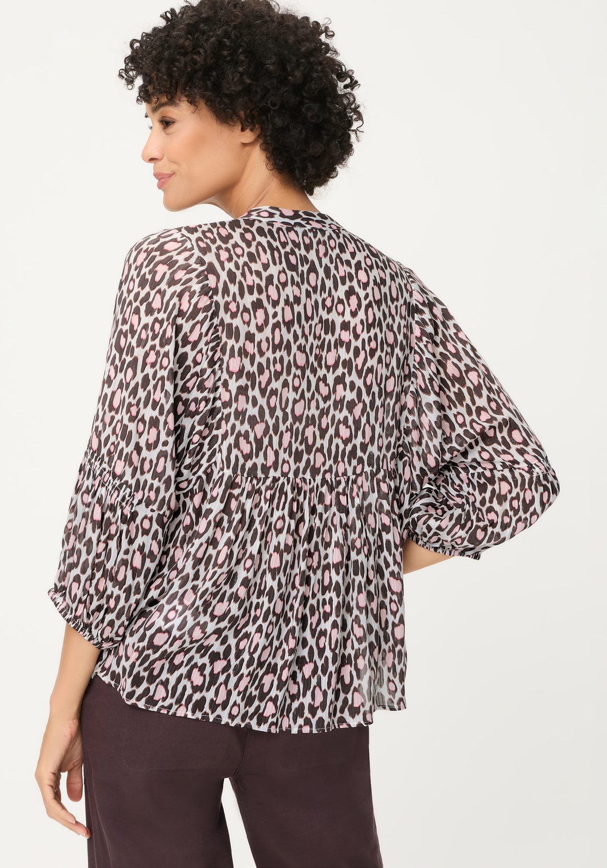 Leopard Tunic Blouse
