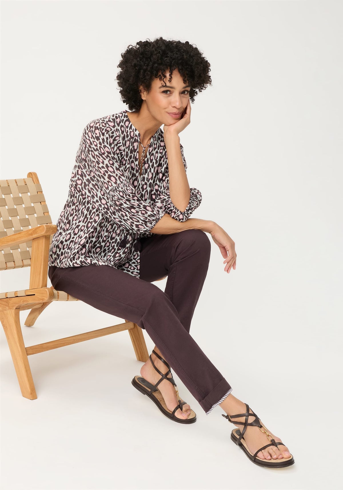 Leopard Tunic Blouse
