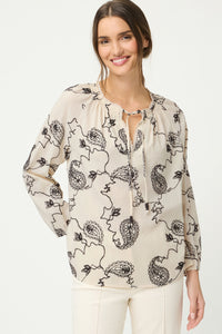 Embroidered Tunic Blouse