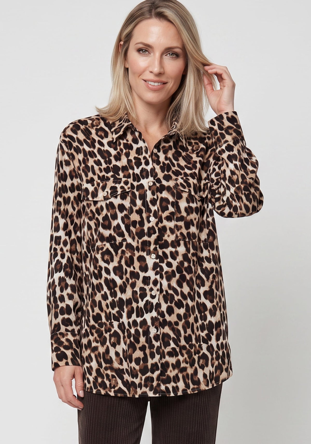 Chemise léopard