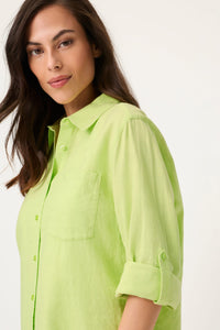 Chemise en mélange de lin