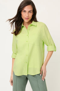 Chemise en mélange de lin