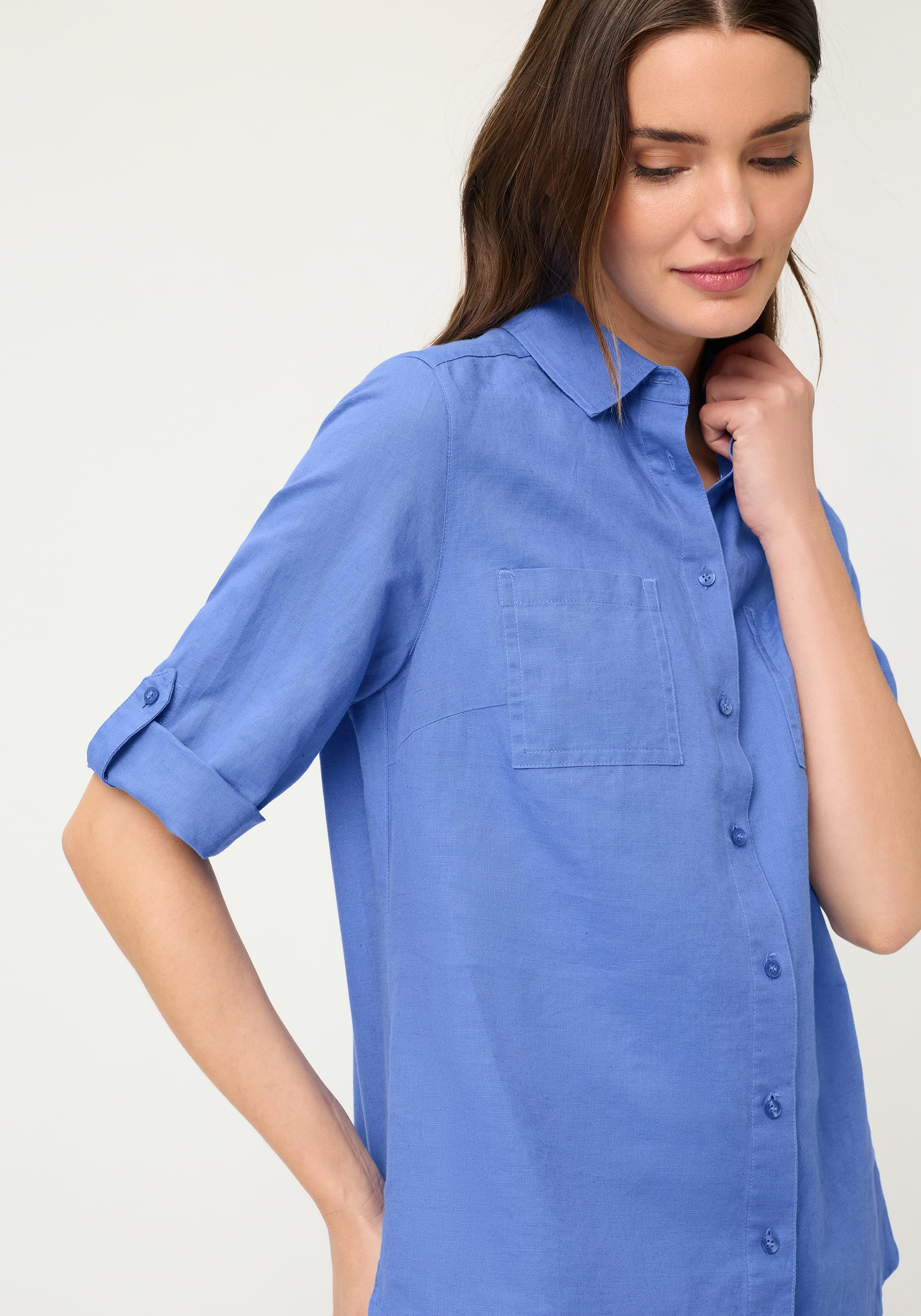Linen-Cotton Shirt - Olsen Fashion
