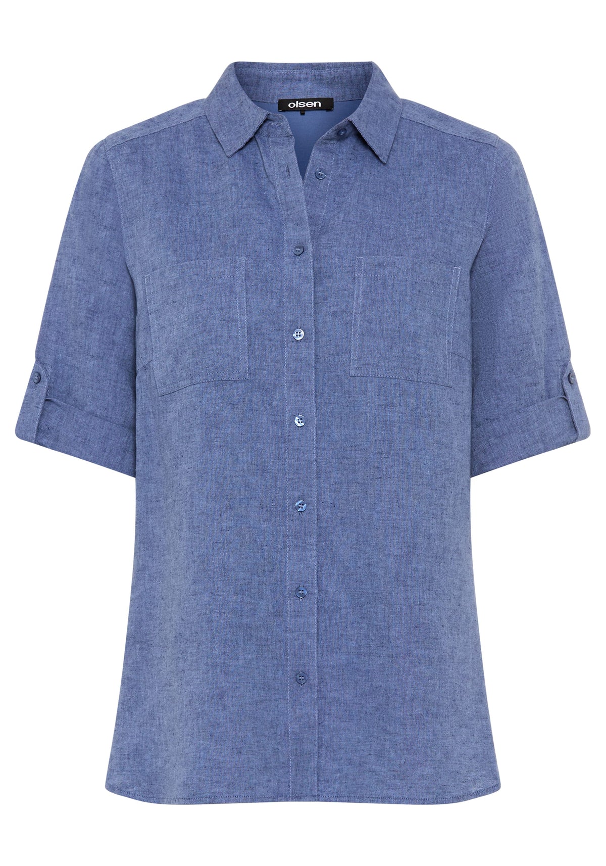 Chemise en lin et coton