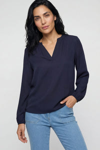 Solid Tunic Blouse