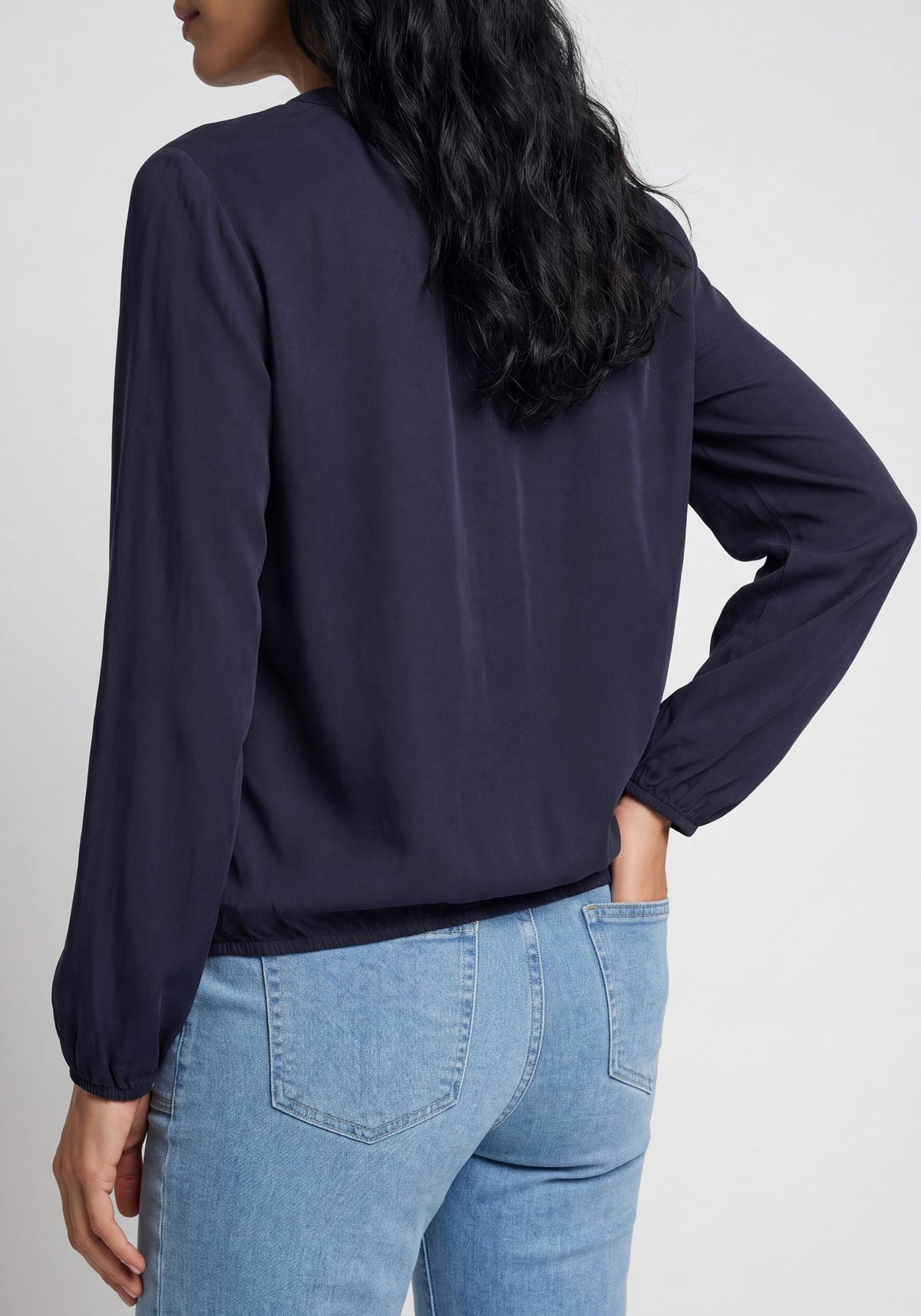 Solid Tunic Blouse