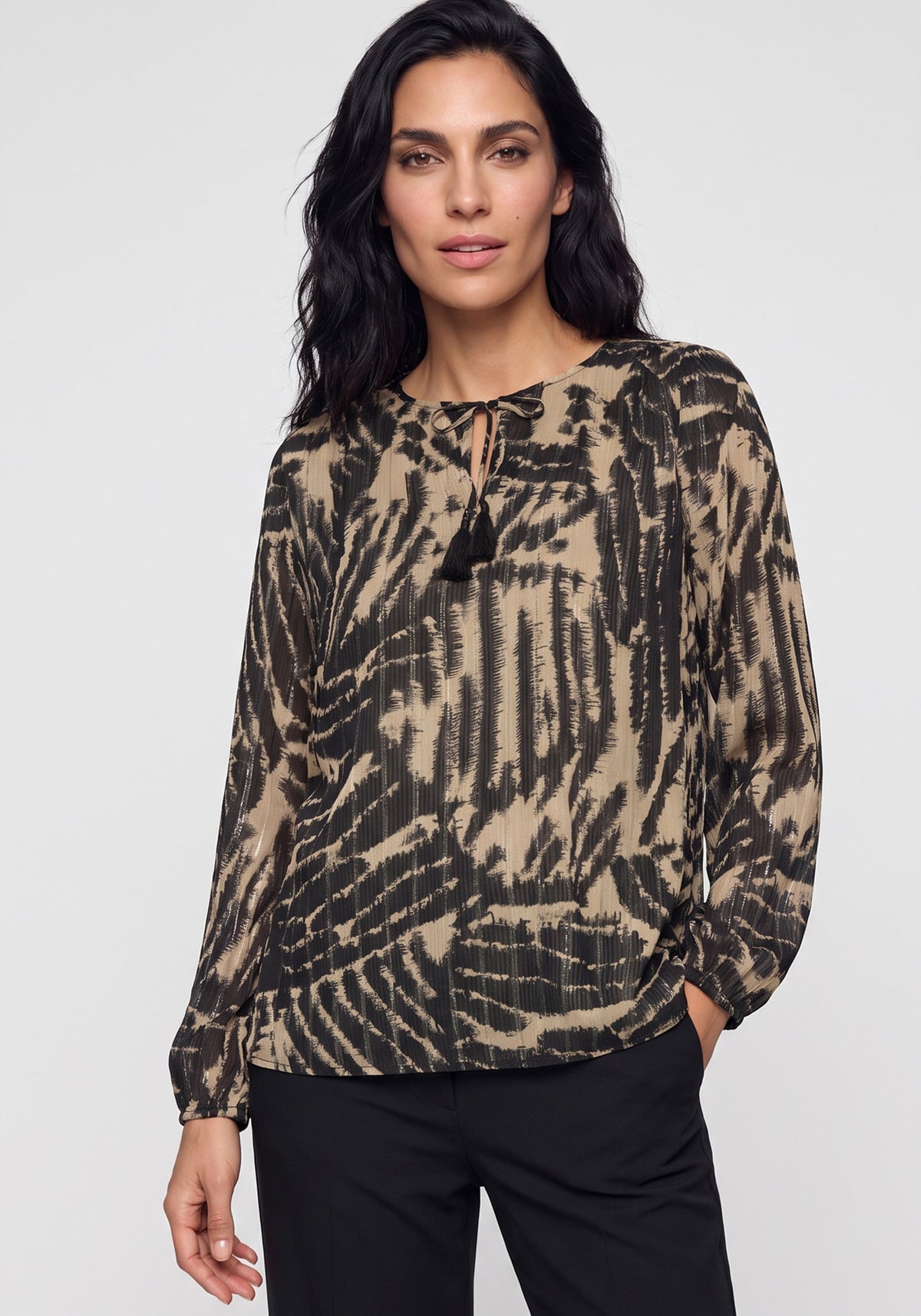 Printed Tunic Blouse