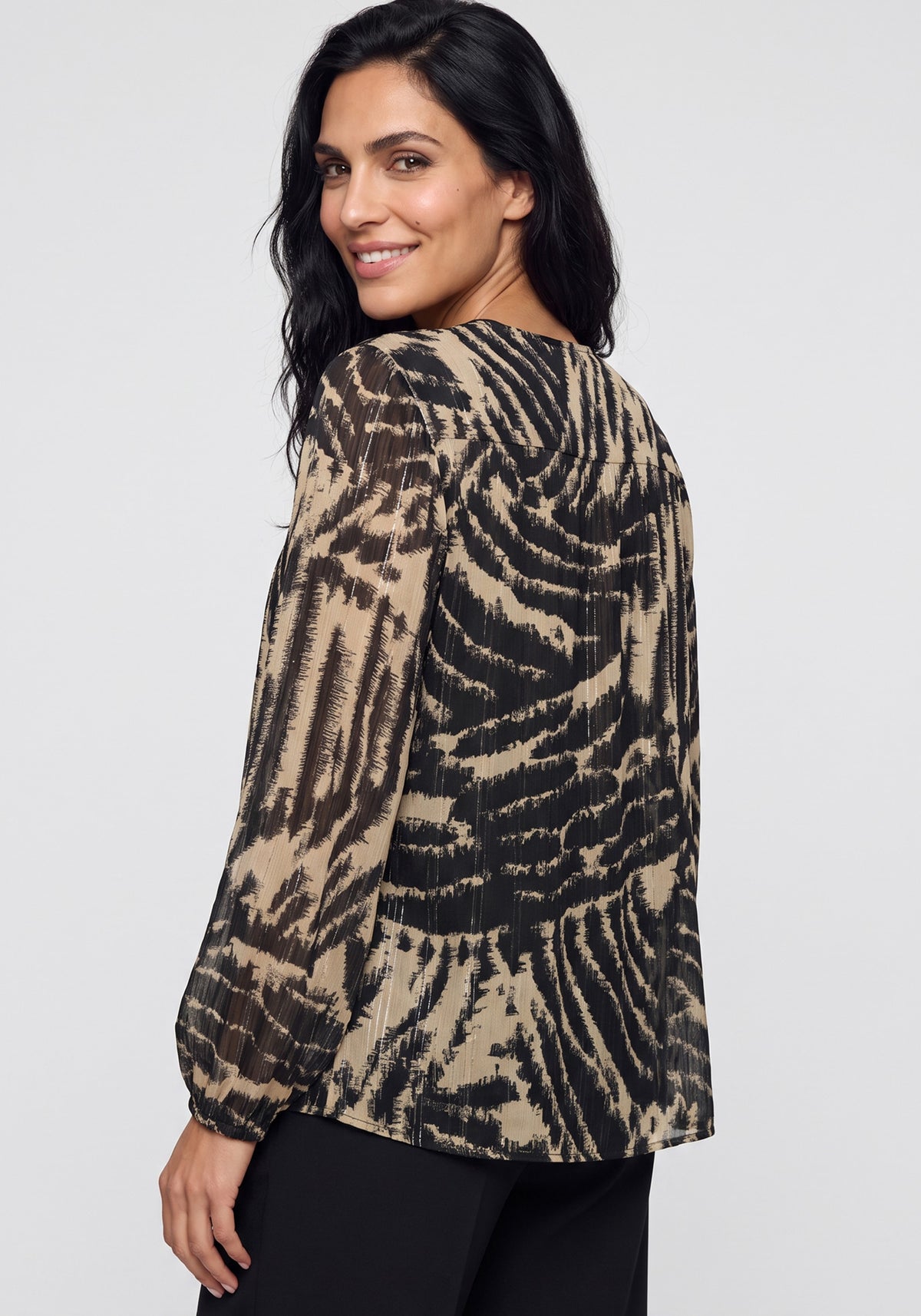 Printed Tunic Blouse