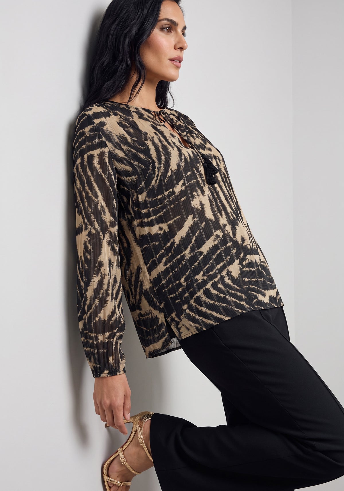 Printed Tunic Blouse