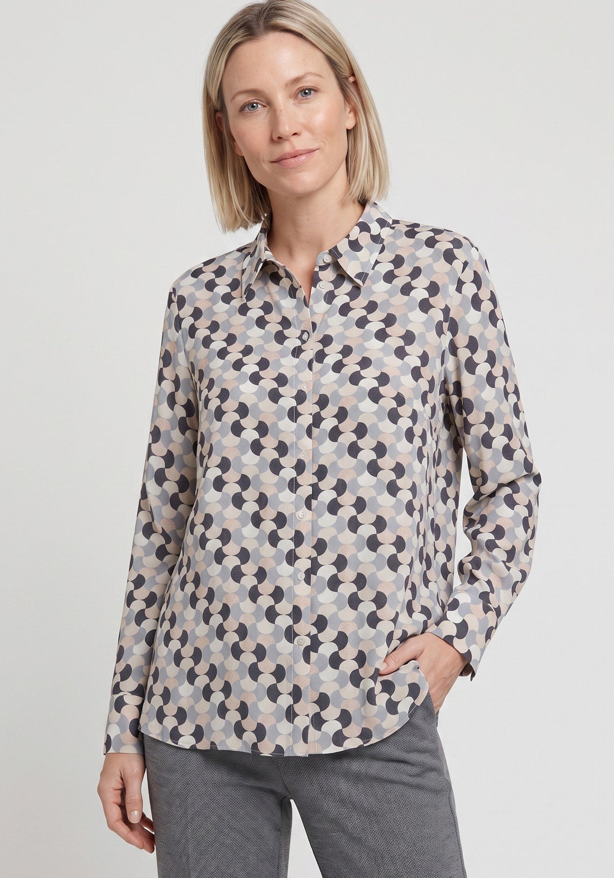 Geo Print Shirt