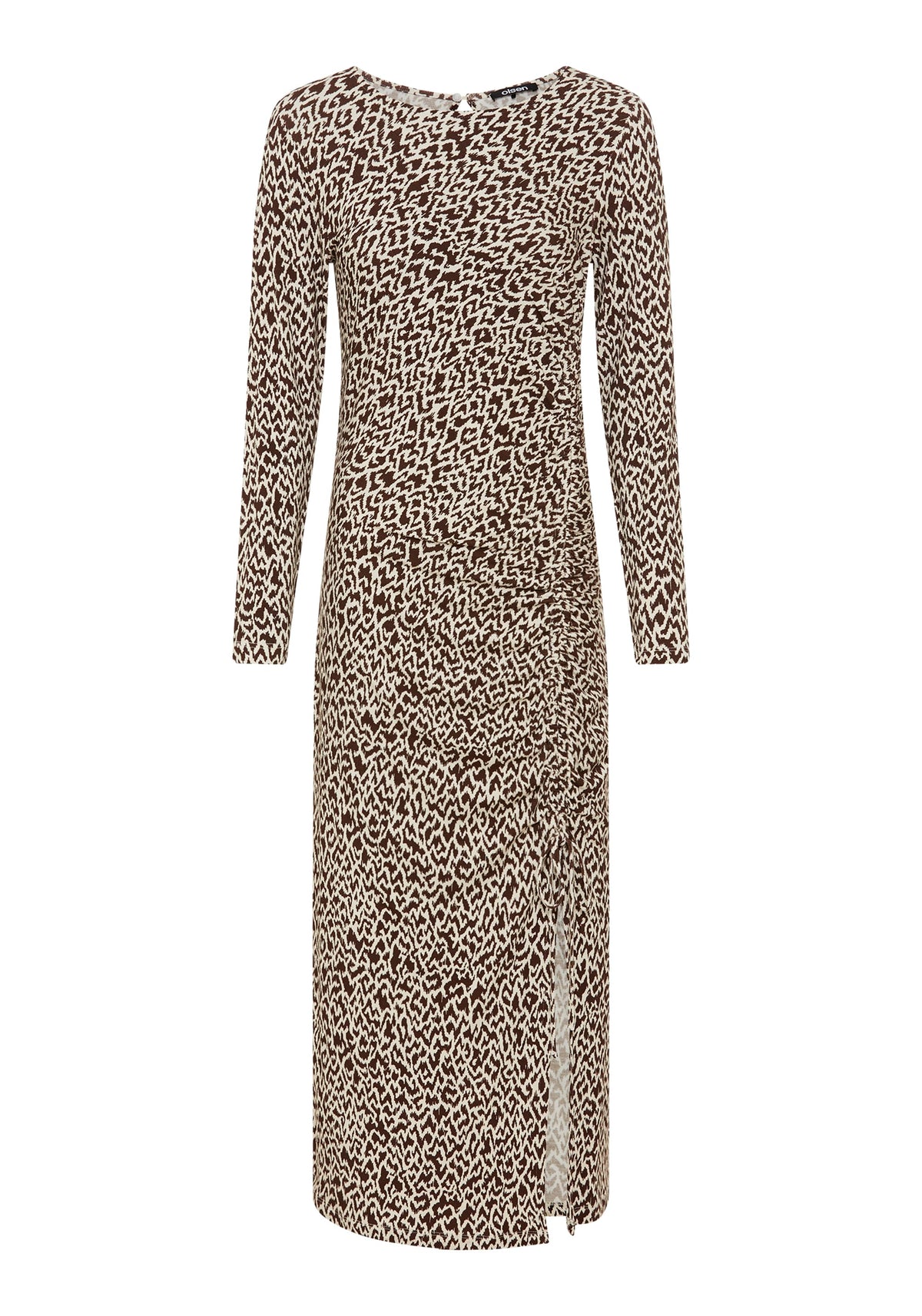 Modern Animal Fitted Midi Dress