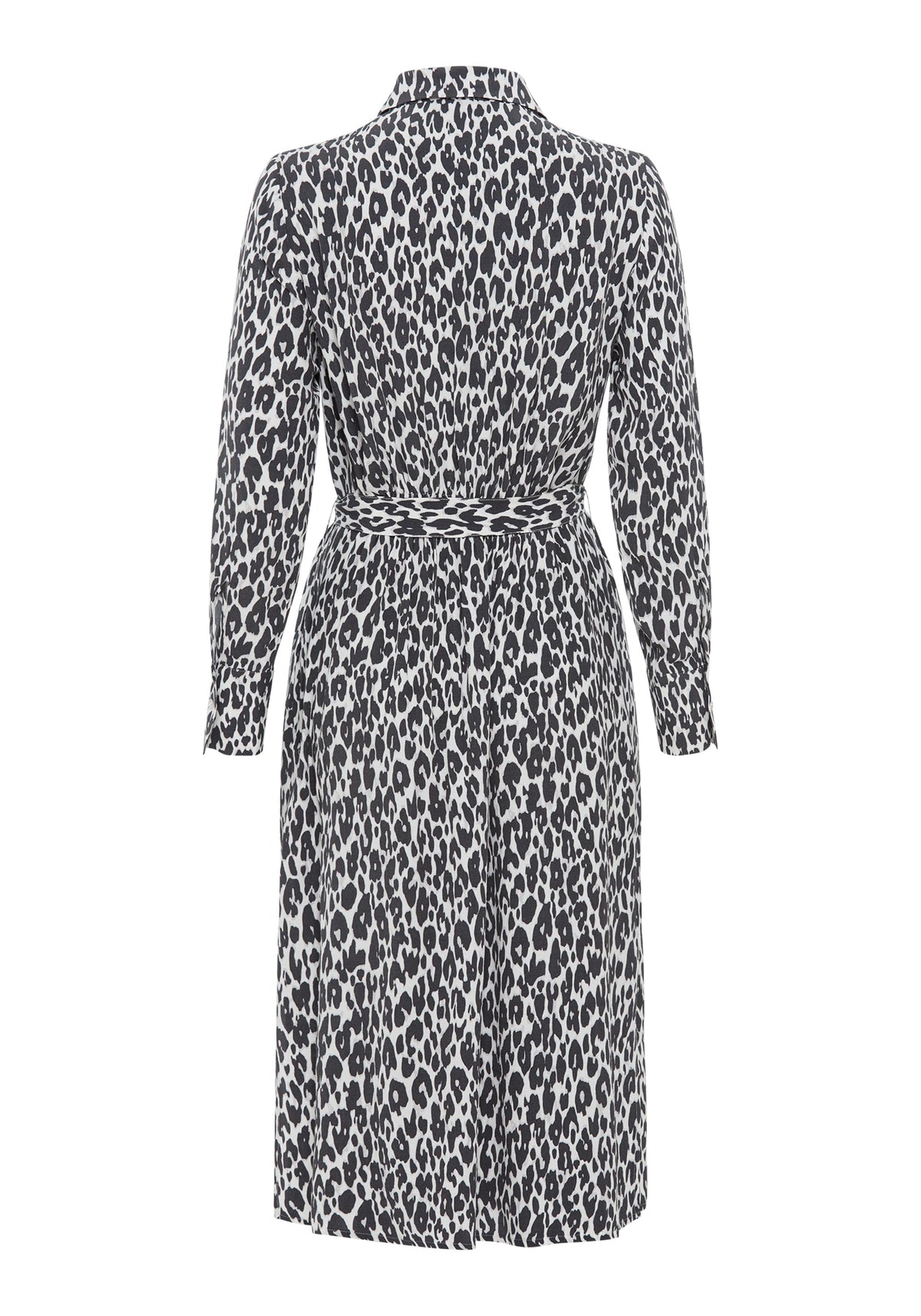 Leopard Print Shirt Dress