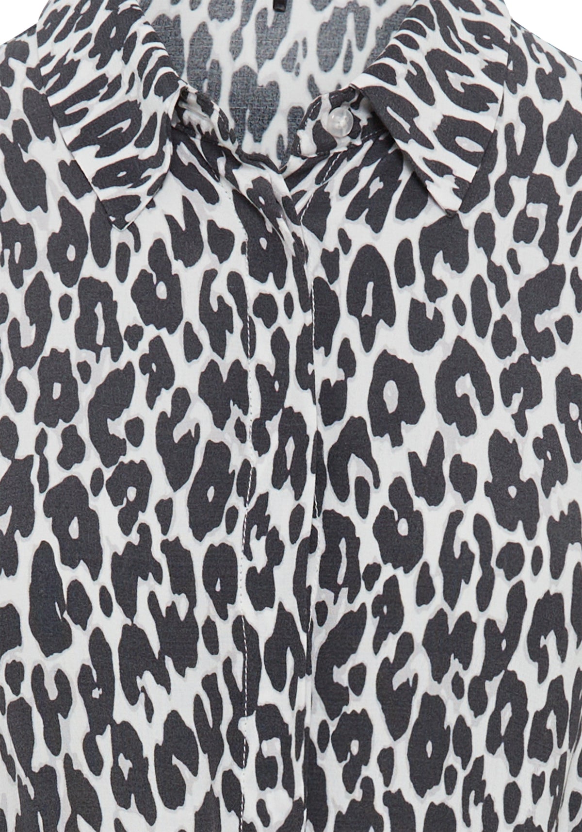 Leopard Print Shirt Dress