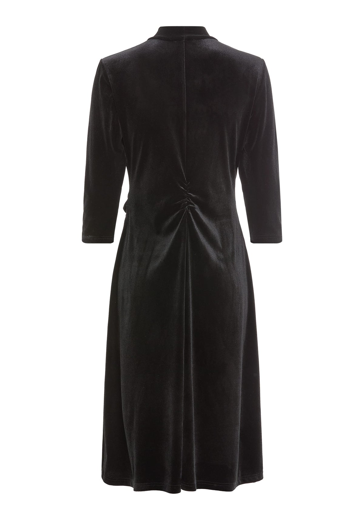Faux Wrap Velvet Dress