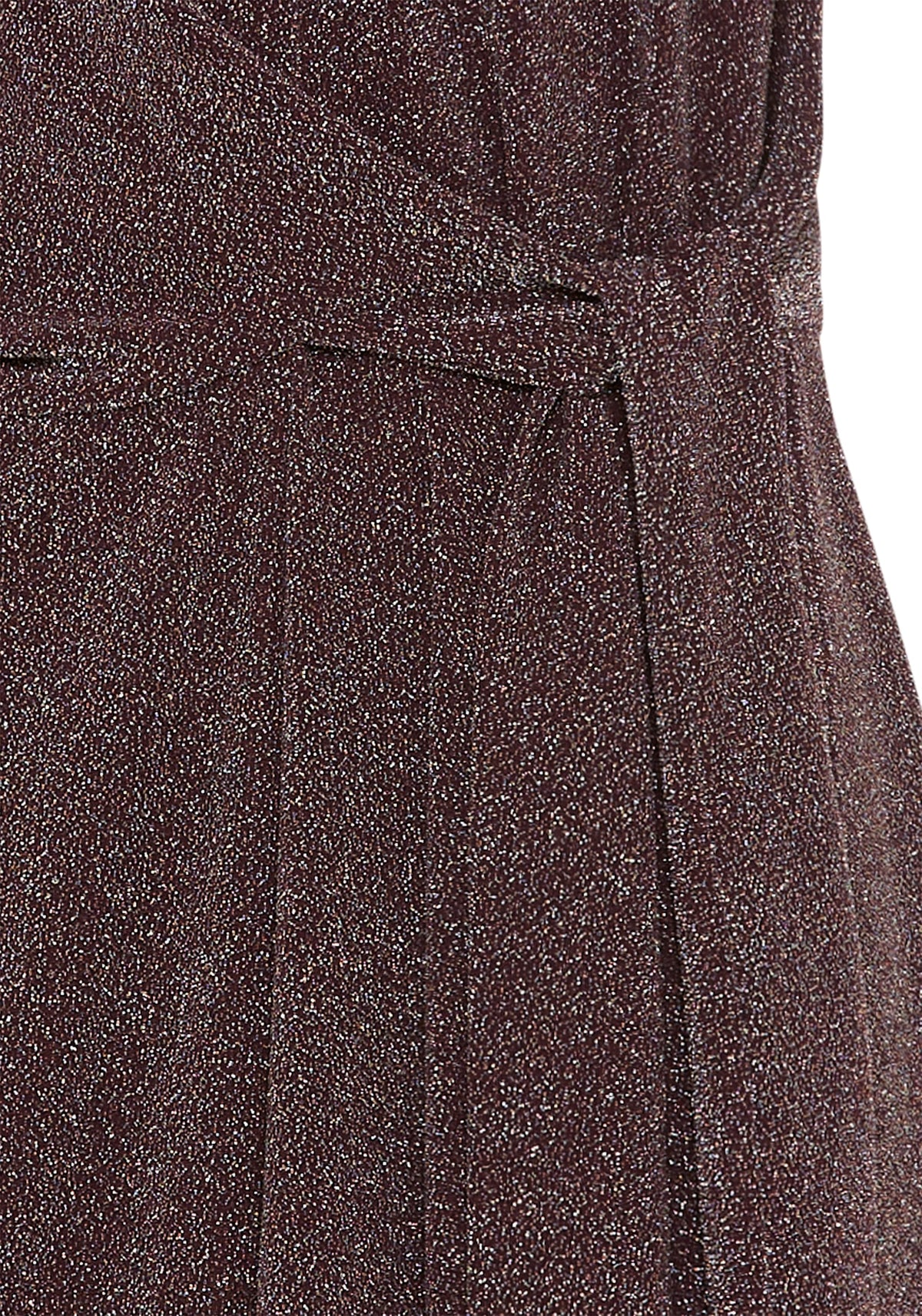 Robe cache-cœur scintillante