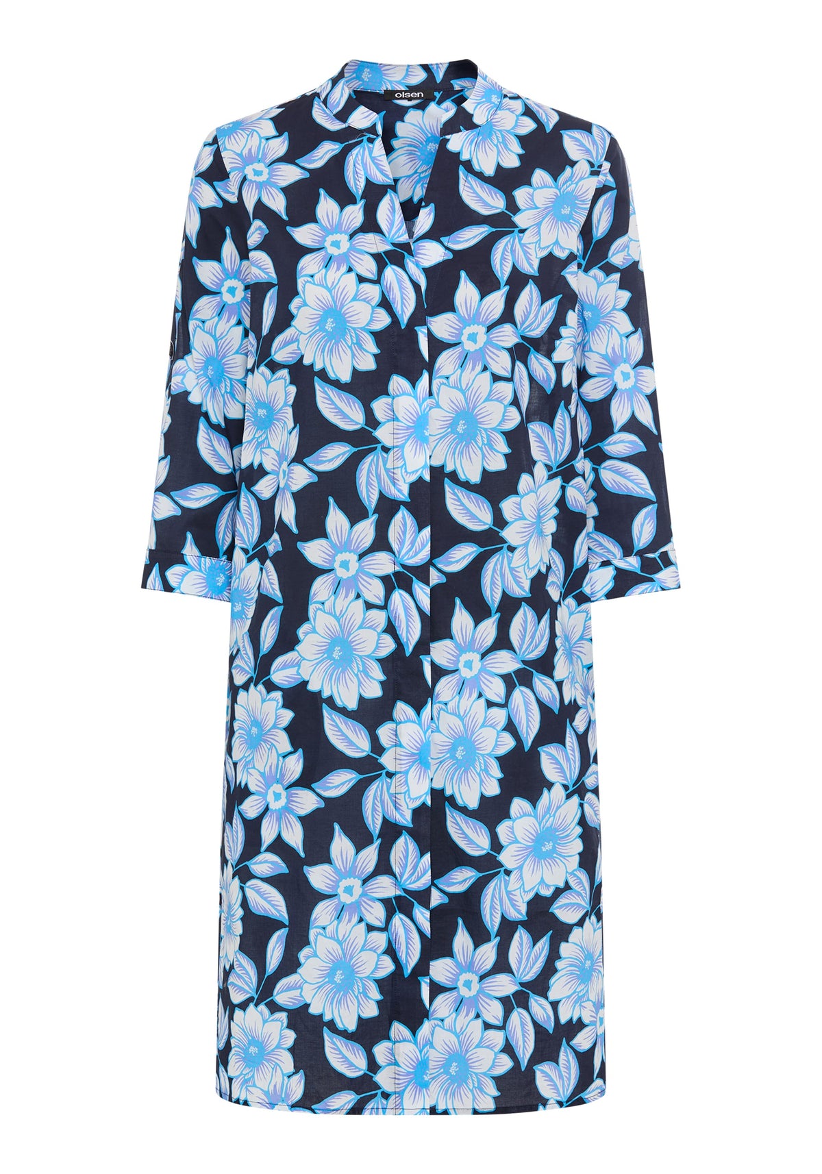 Floral Tunic Shirt Dress