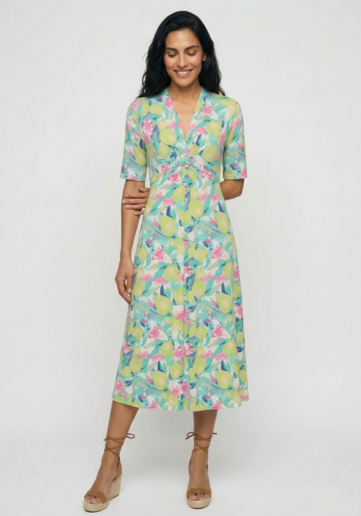 Robe trapèze Lush Lemon
