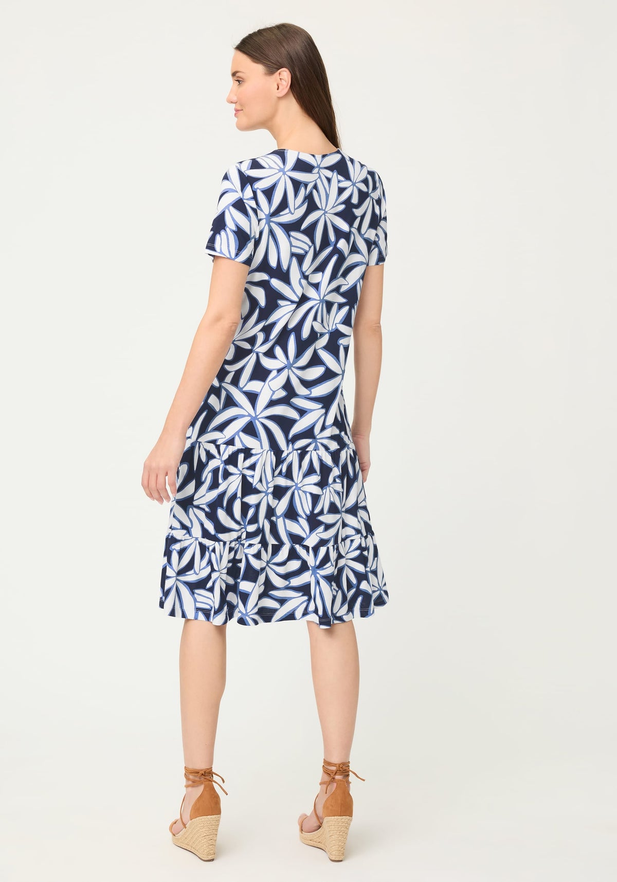 Floral Tiered T-Shirt Dress