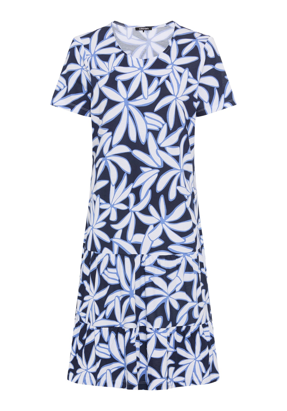 Floral Tiered T-Shirt Dress