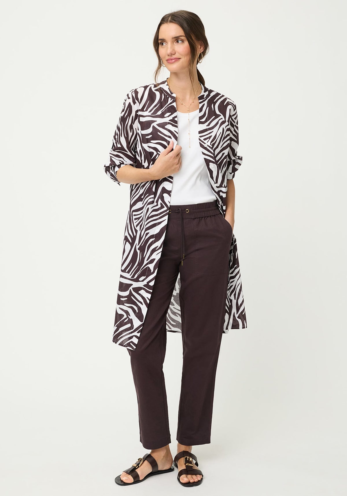 Modern Animal Tunic Shirt Dress