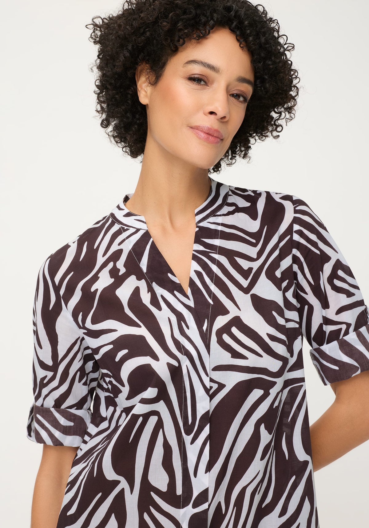 Modern Animal Tunic Shirt Dress