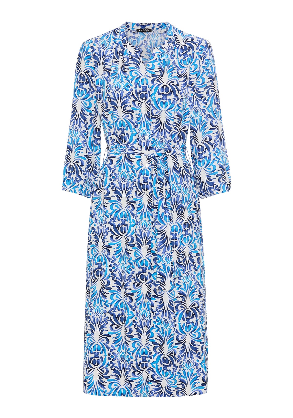 Ornamental Tunic Shirt Dress