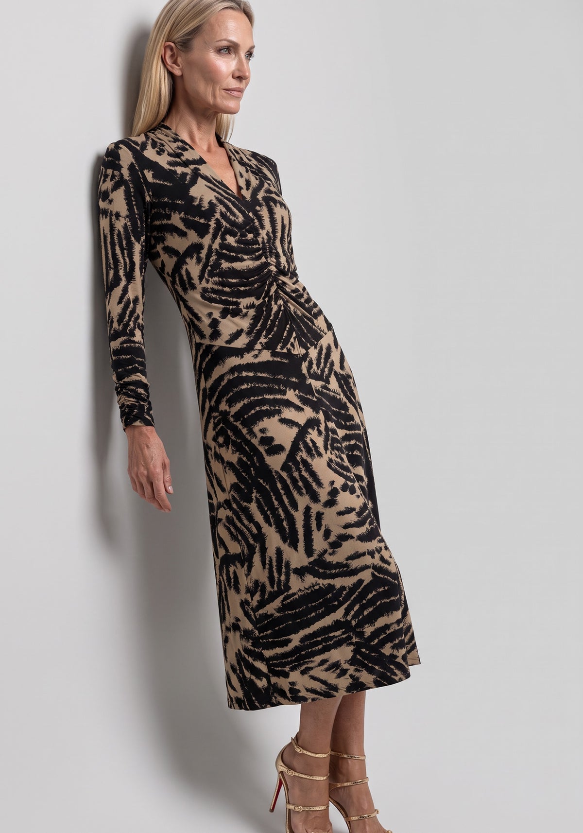 Printed Soft A-Line Dress