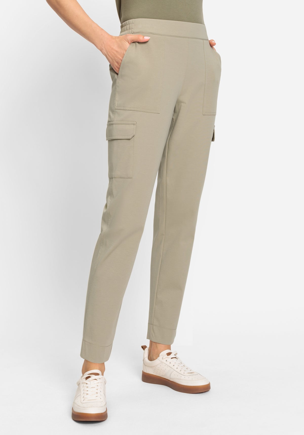 Lisa Fit Straight Leg Cropped Cargo Pant