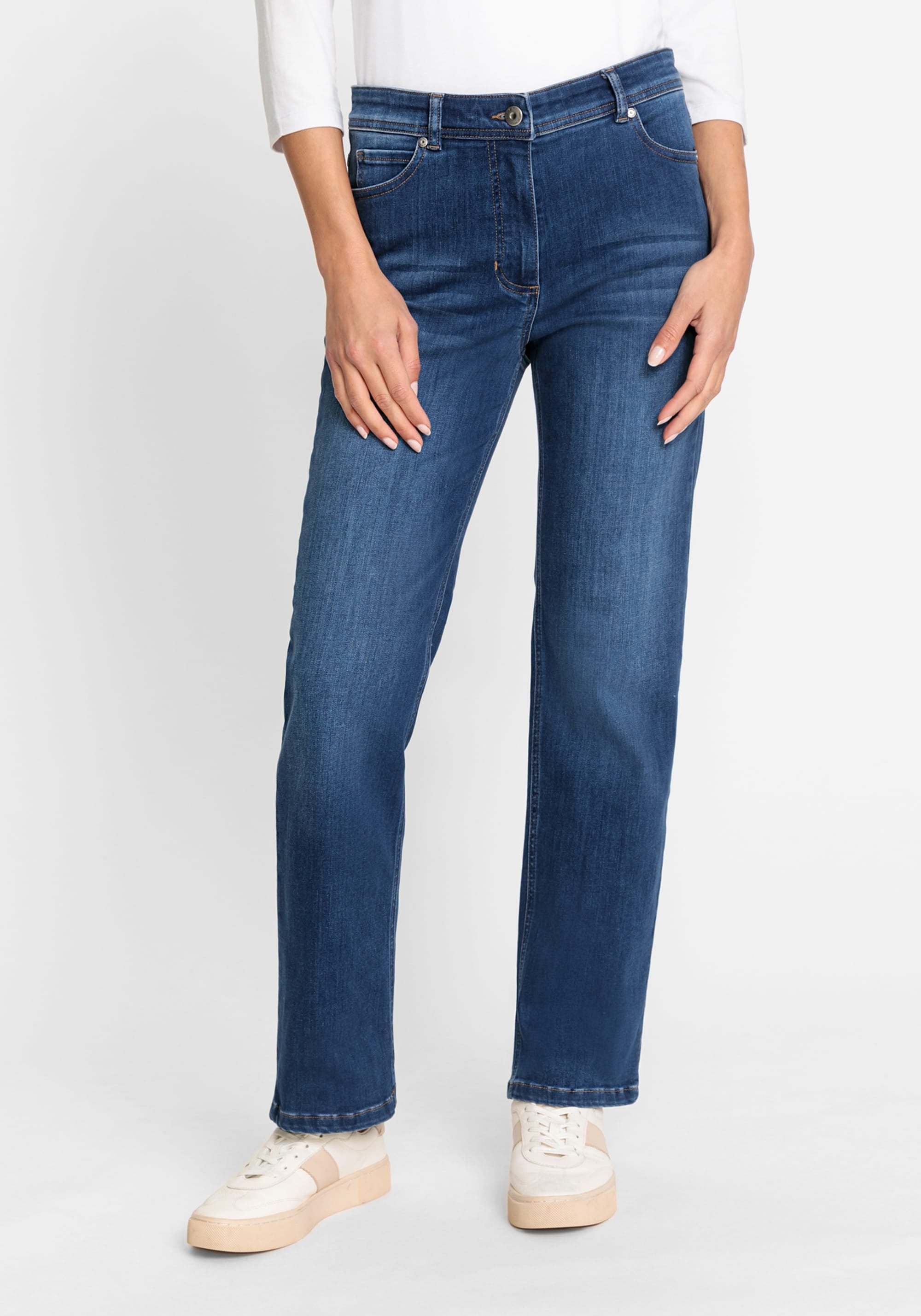 Mona Fit Straight Leg Jean containing REPREVE® - Olsen Fashion Canada