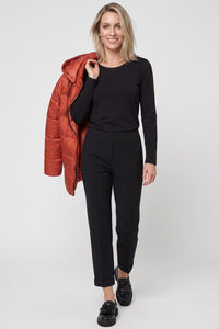 Cropped Jersey Knit Pant