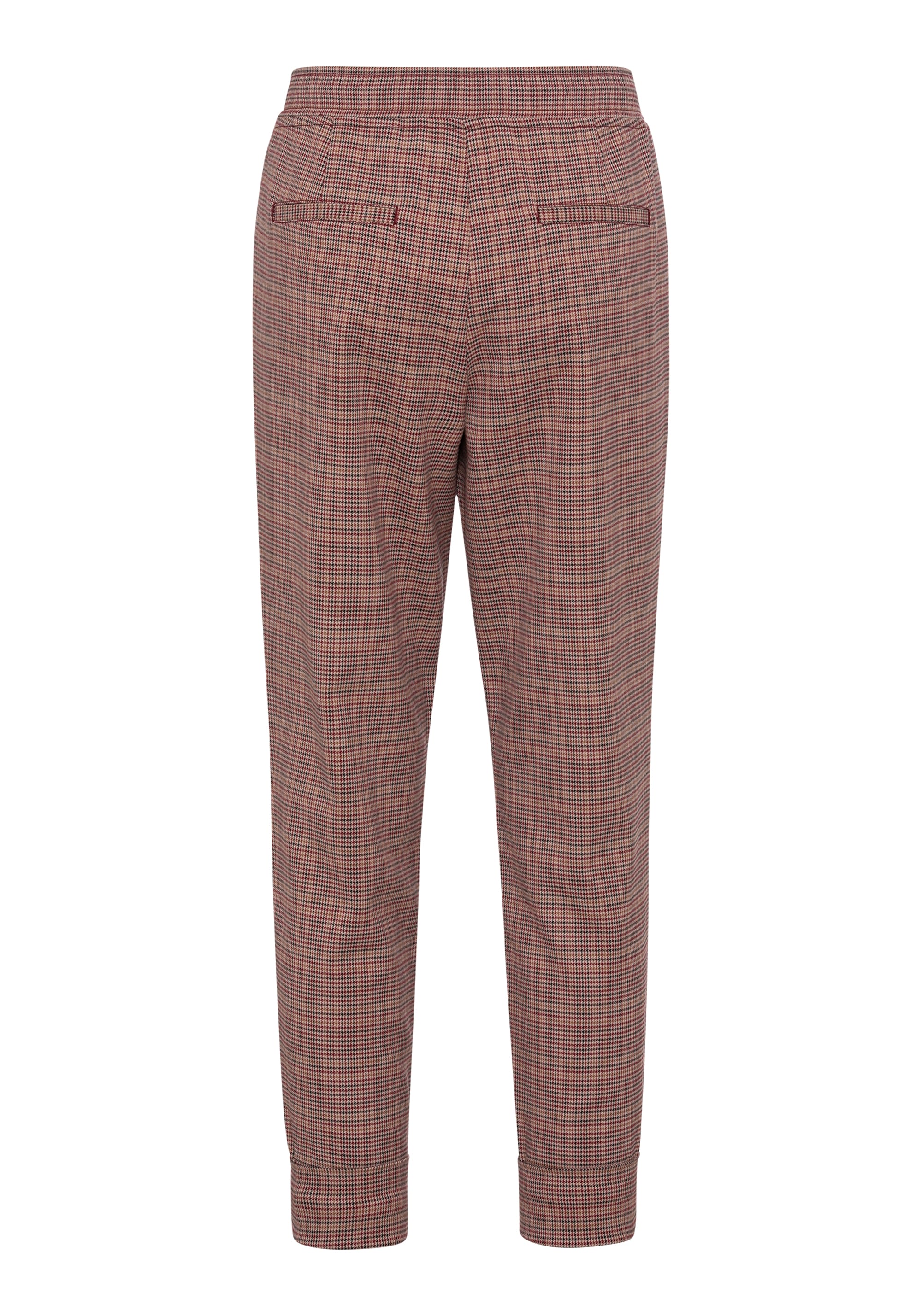 Lisa Fit Straight Leg Micro Houndstooth Trousers - Olsen Fashion Canada