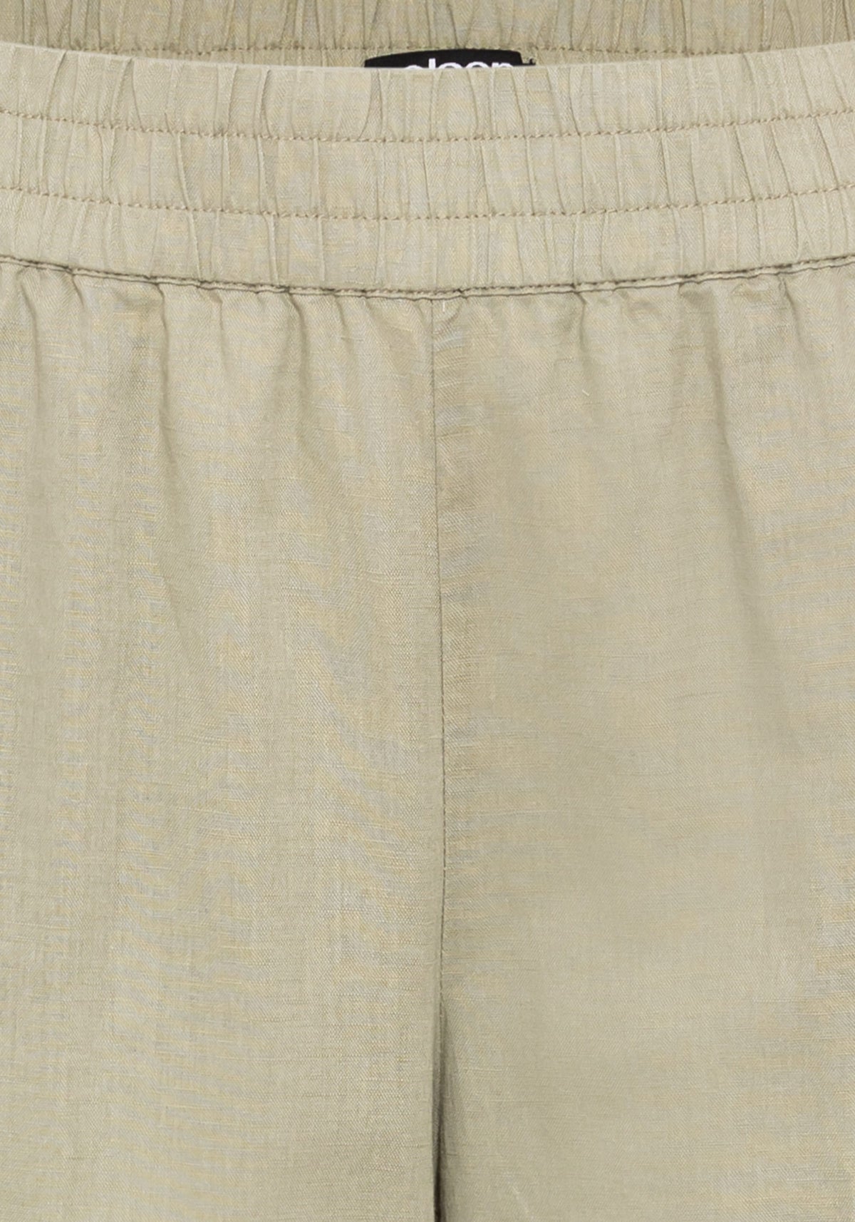 Anna Fit Wide Leg Cotton Linen Pull-On Culottes
