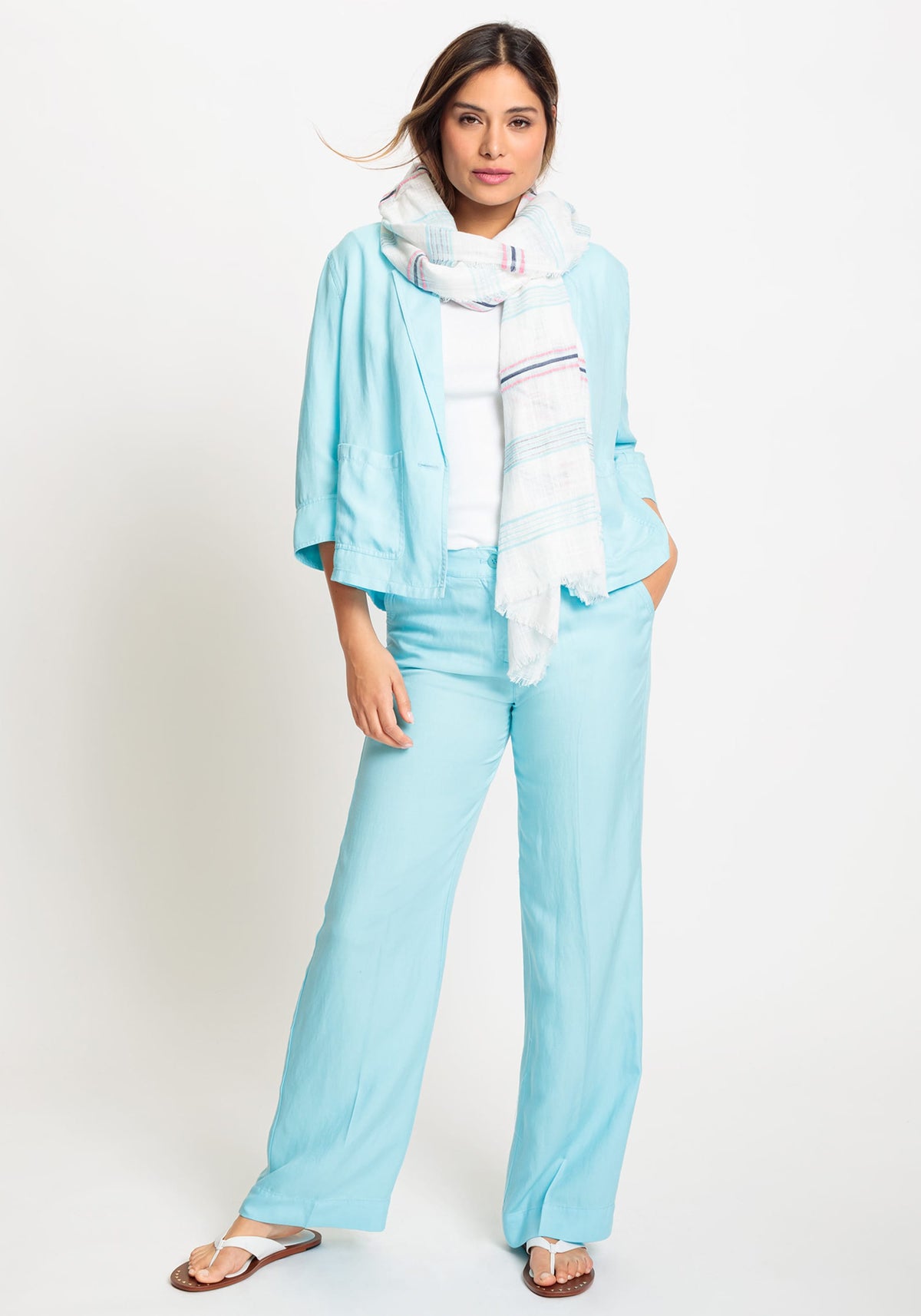 Anna Fit Wide Leg Trouser containing TENCEL™ Lyocell