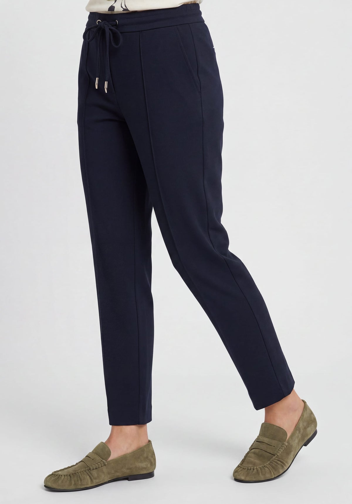 Knit Drawstring Waist Pant