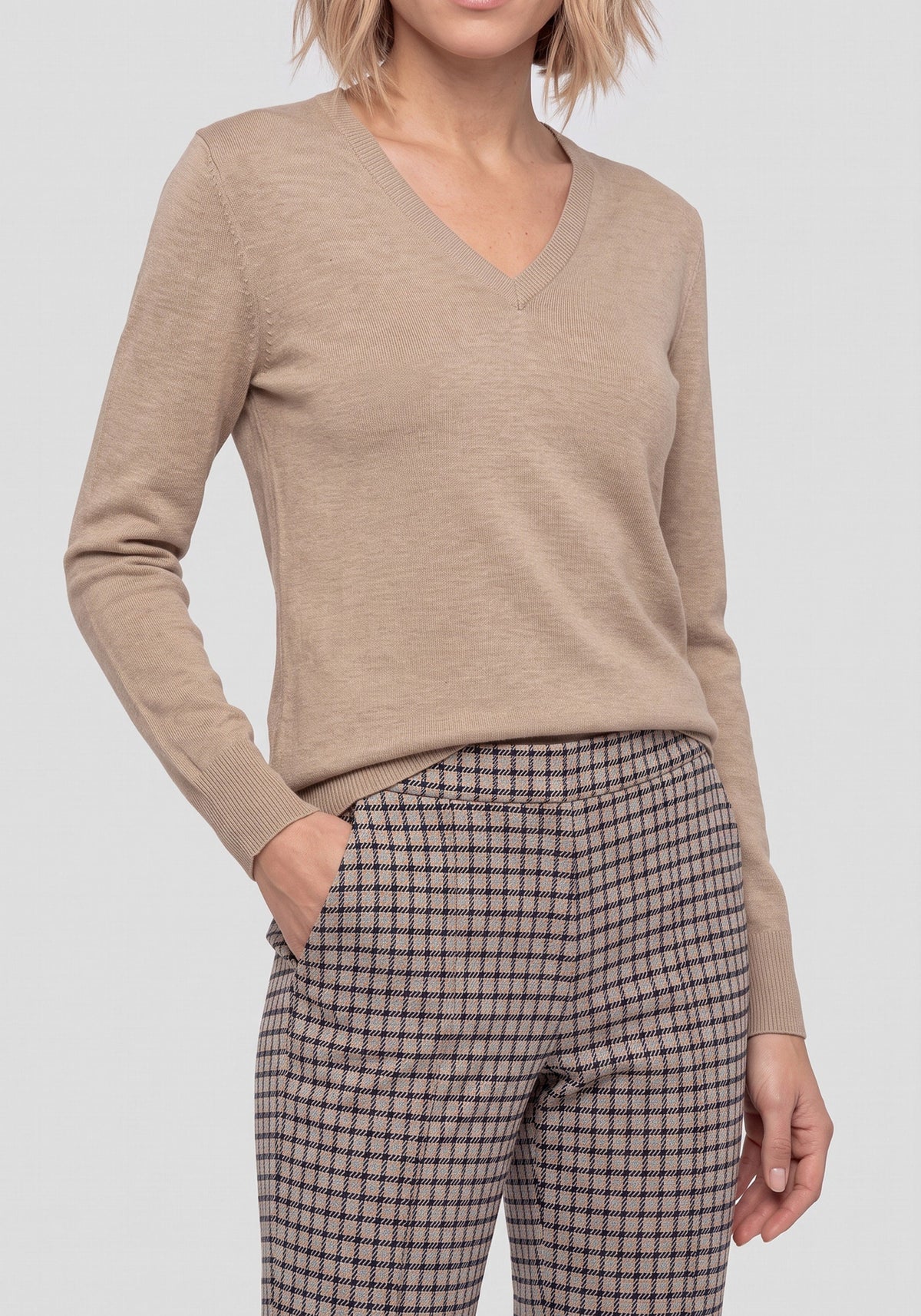 Plaid Trouser