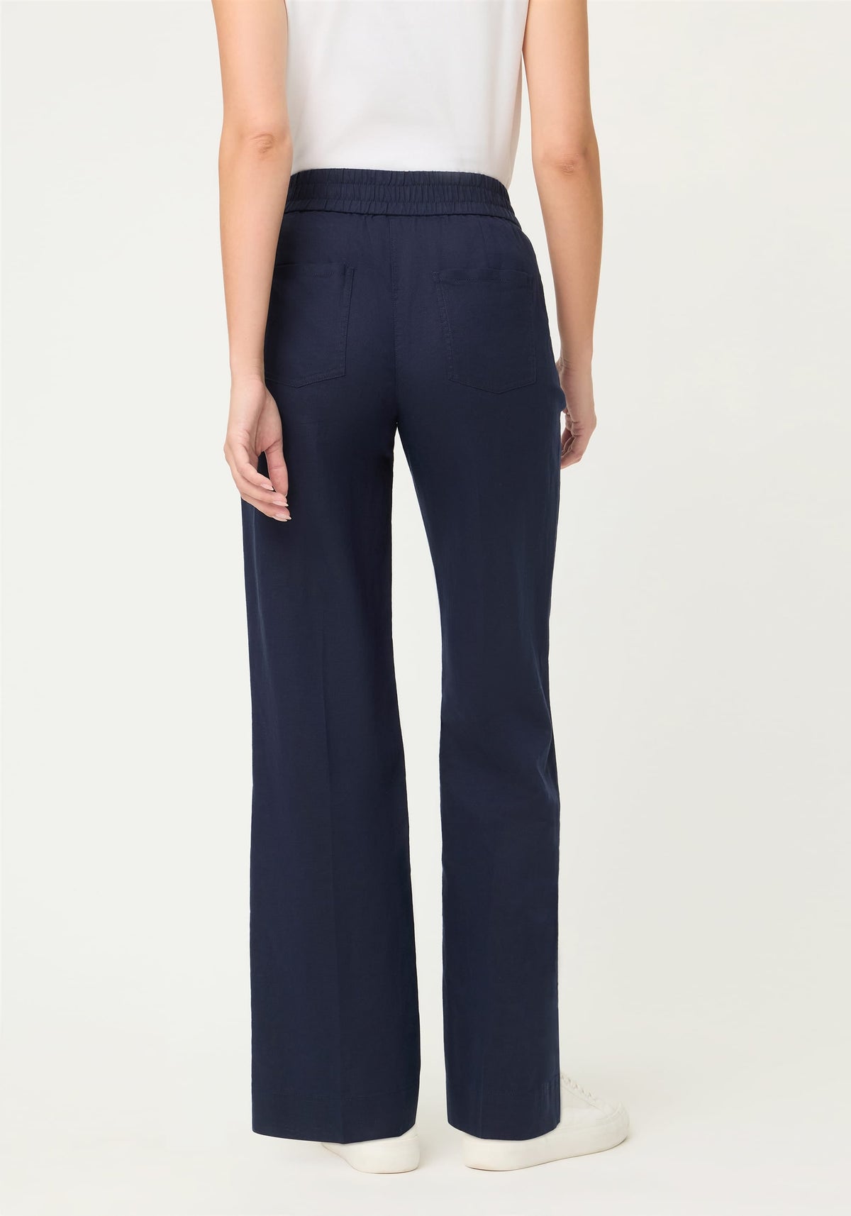 Linen-Cotton Pull-On Pant