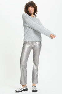 Metallic Soft Leather Look Pant